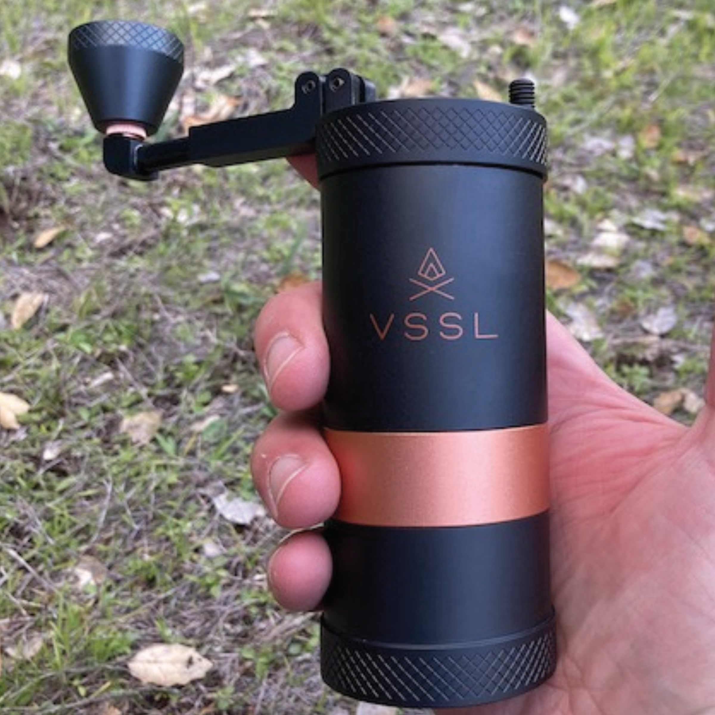 Camping coffee grinder placeholder