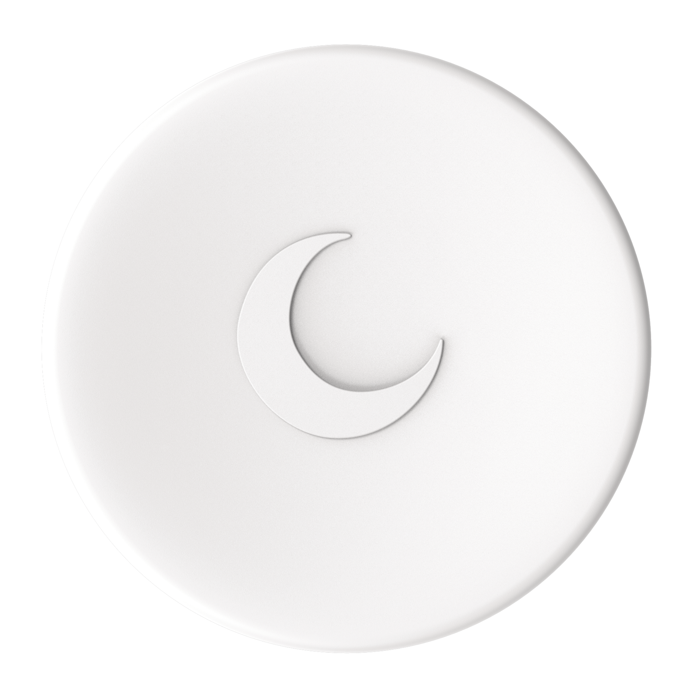 Debossed moon on lid
