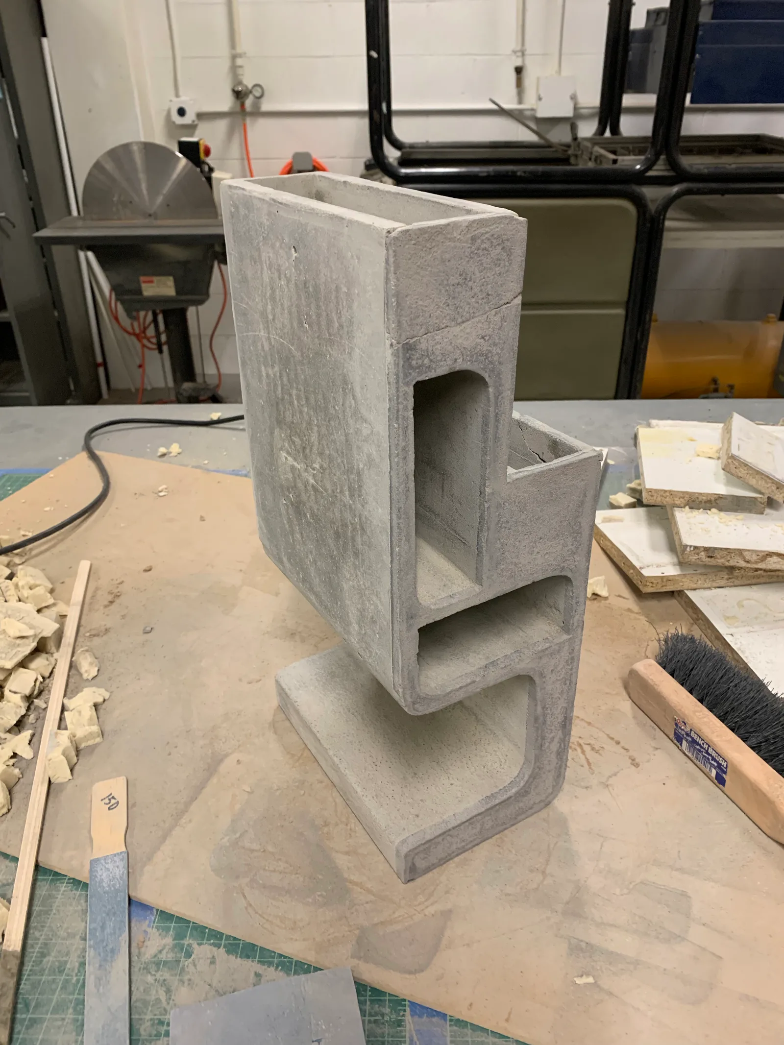 Planter carved out