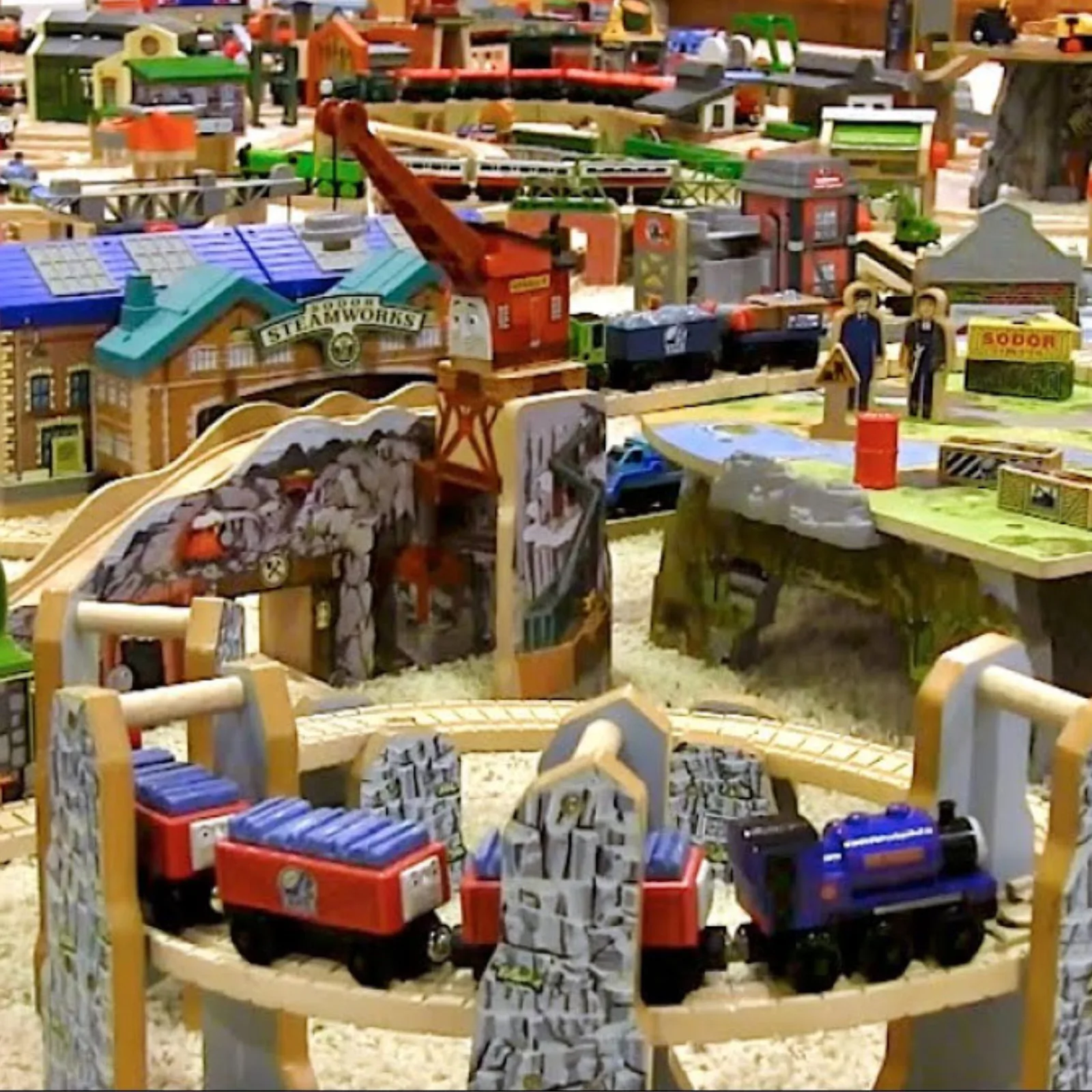 Wooden train set inspiration