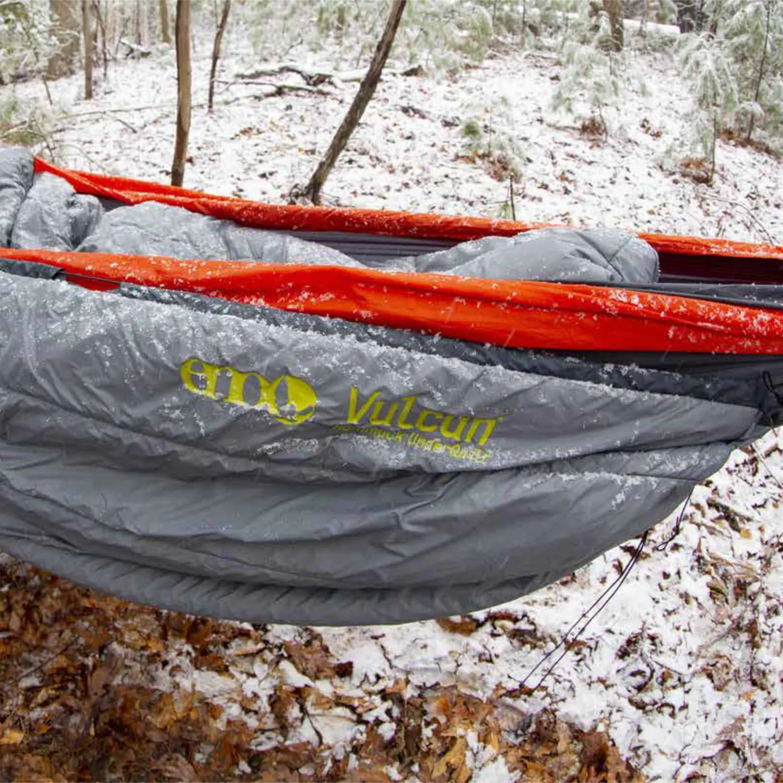 Winter hammock camping 