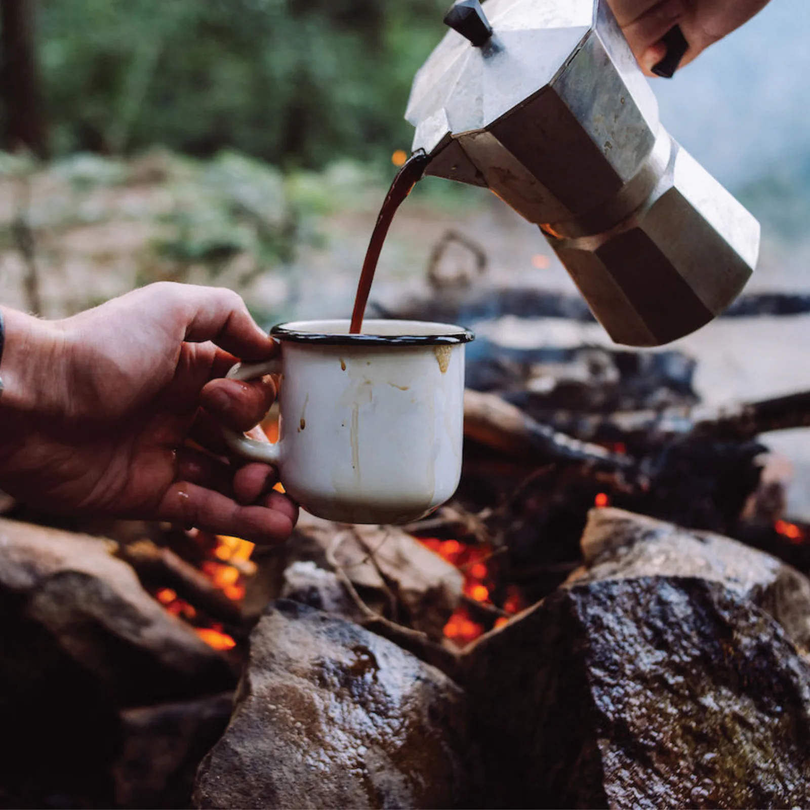 Camping coffee storage problem placeholder