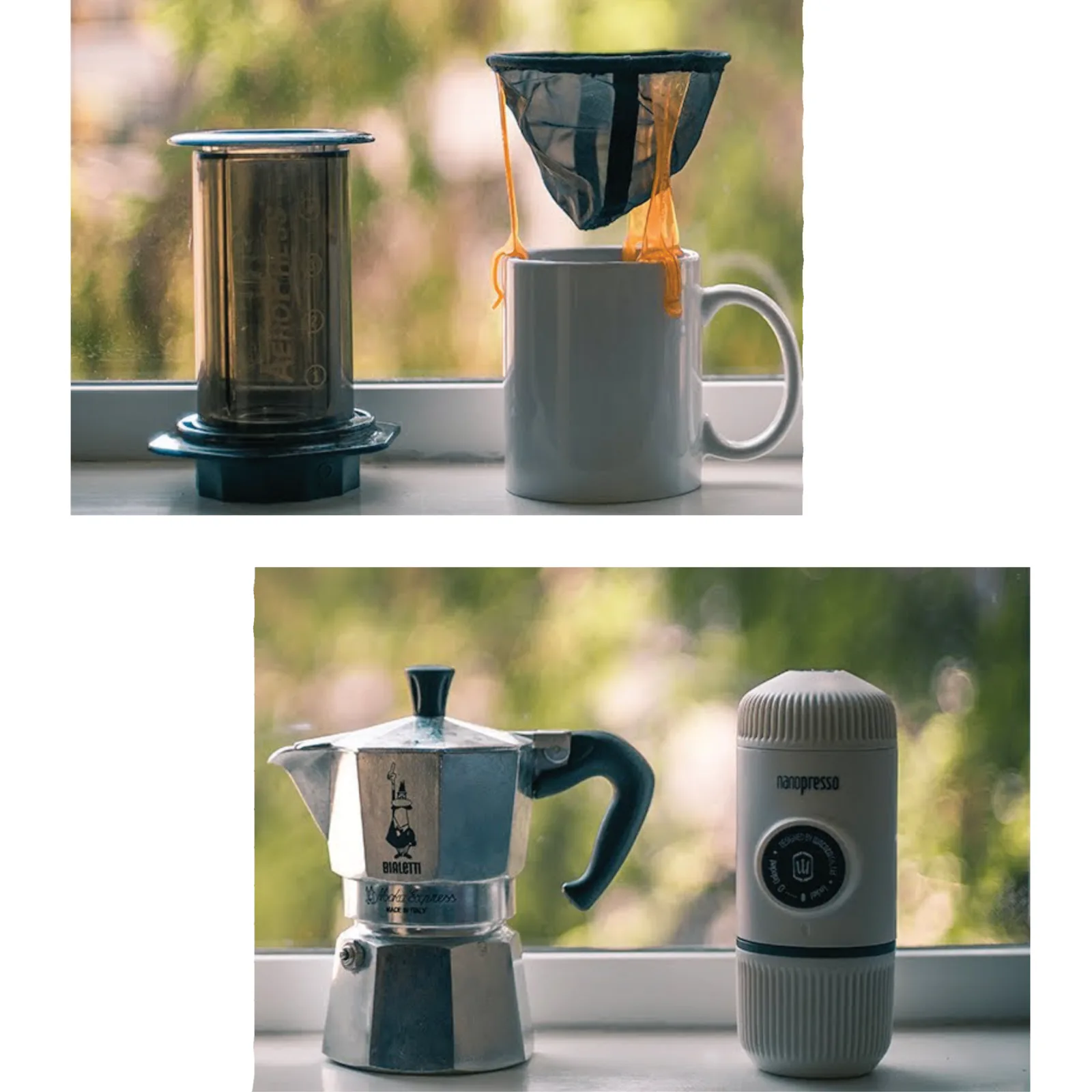 Camp coffee brewing placeholder