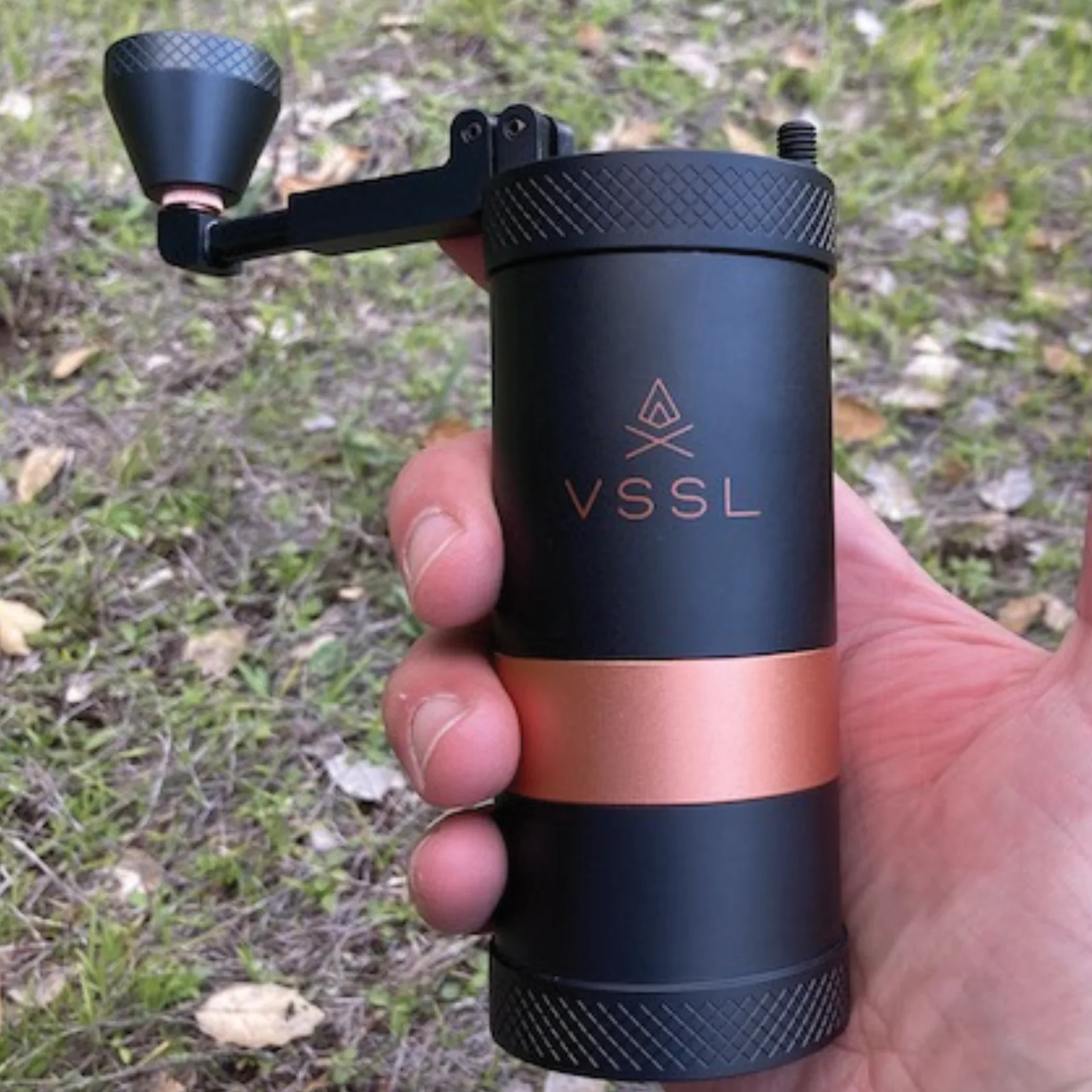 Camping coffee grinder placeholder