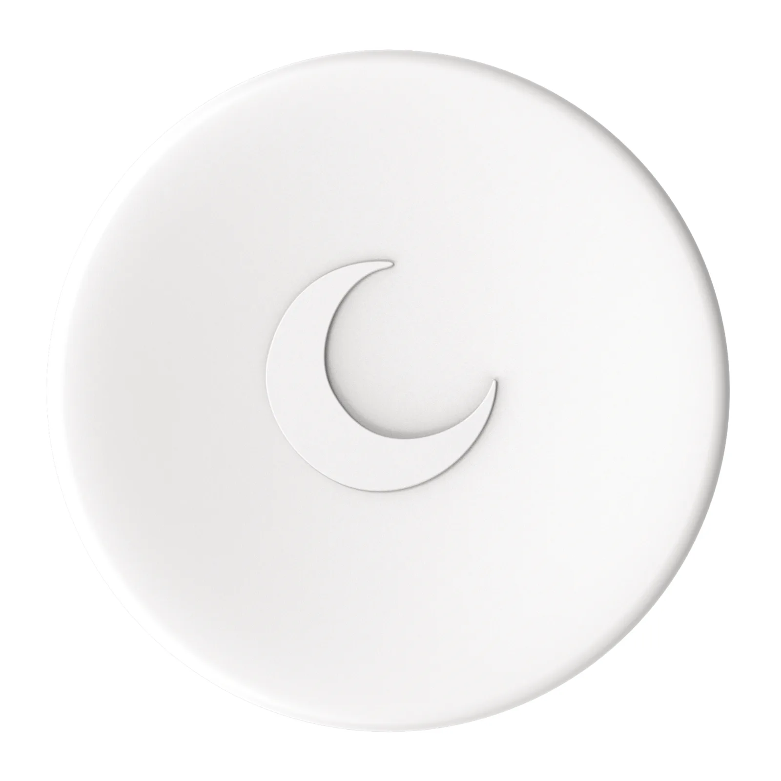 Debossed moon on lid