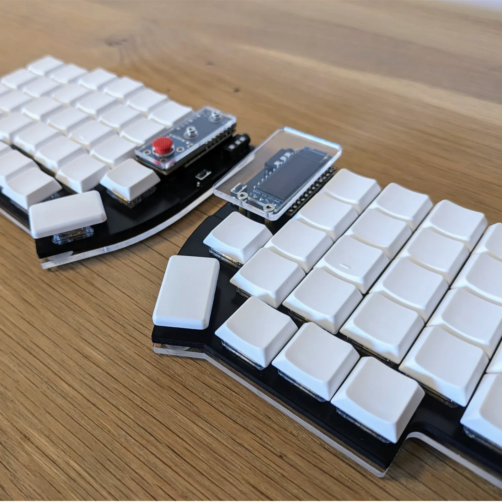 Lily58 low profile build example